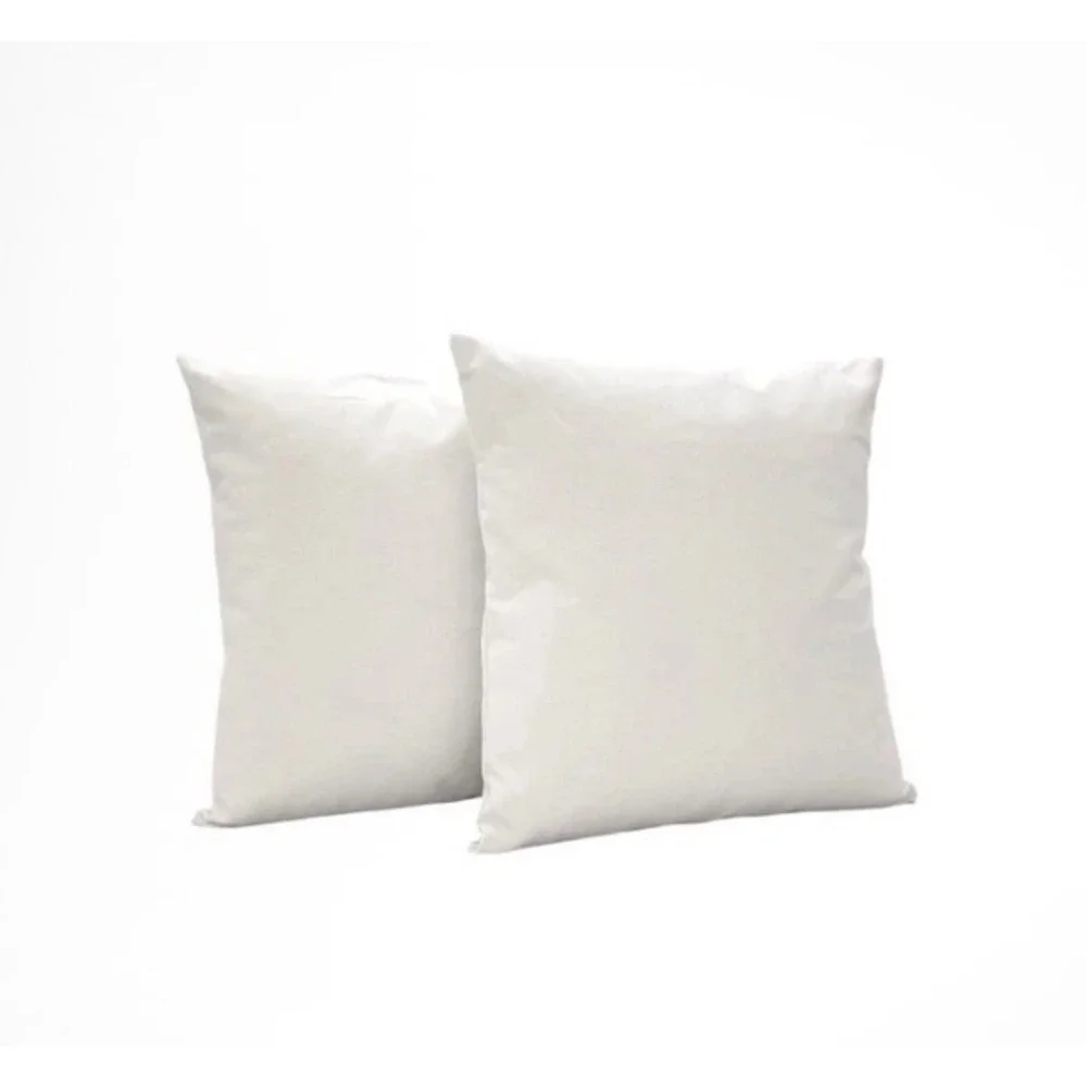 Room Essentials 2 Pack Pillow Covers 16x16 Cream Off White Textured Square New